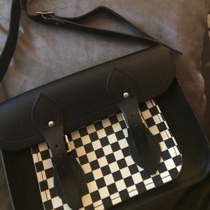Cambridge Satchel Checkered Print Bag